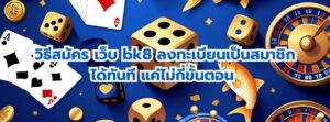 วิธีสมัคร เว็บ bk8